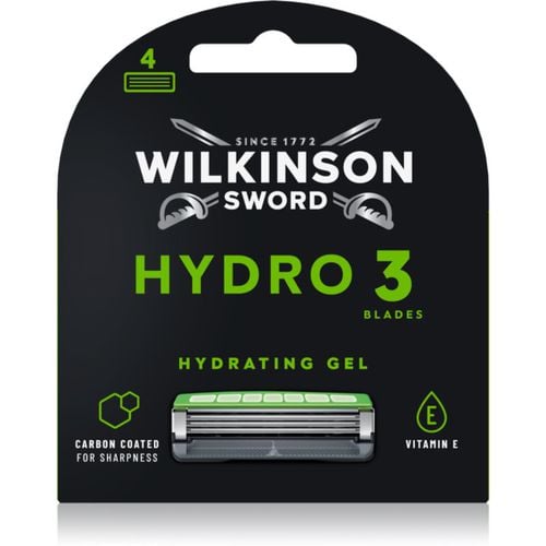 Hydro3 Skin Protection Black Edition testina di ricambio 4 pz - Wilkinson Sword - Modalova