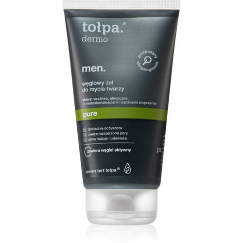 Dermo Men Pure Reinigungsgel für das Gesicht mit Aktivkohle 150 ml - Tołpa - Modalova