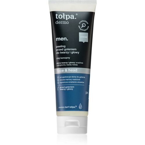 Dermo Men Face & Head peeling para antes del afeitado 100 ml - Tołpa - Modalova