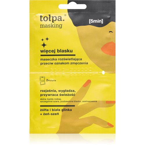 Masking aufhellende Gesichtsmaske 2x5 ml - Tołpa - Modalova