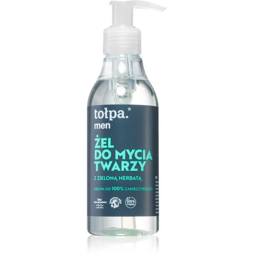 Men gel detergente viso con the verde per uomo 195 ml - Tołpa - Modalova