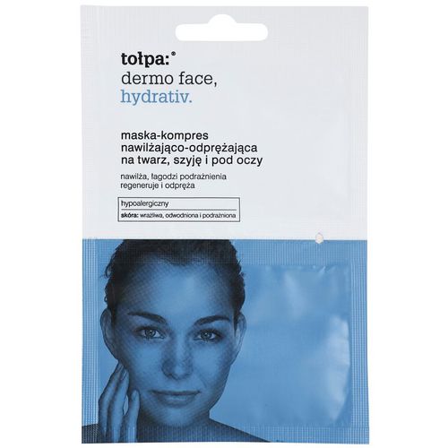 Dermo Face Hydrativ intensive hydratisierende Maske für Gesicht und Augenpartien 2 x 6 ml - Tołpa - Modalova