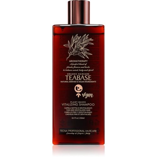 Teabase Vitalizing Shampoo champú para el cabello fino, frágil y debilitado 250 ml - Tecna - Modalova