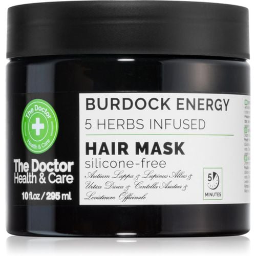 Burdock Energy 5 Herbs Infused maschera rinforzante per capelli 295 ml - The Doctor - Modalova