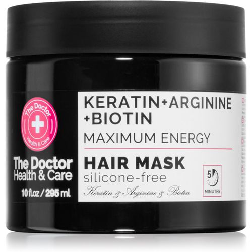 Keratin + Arginine + Biotin Maximum Energy mascarilla de queratina para cabello 295 ml - The Doctor - Modalova