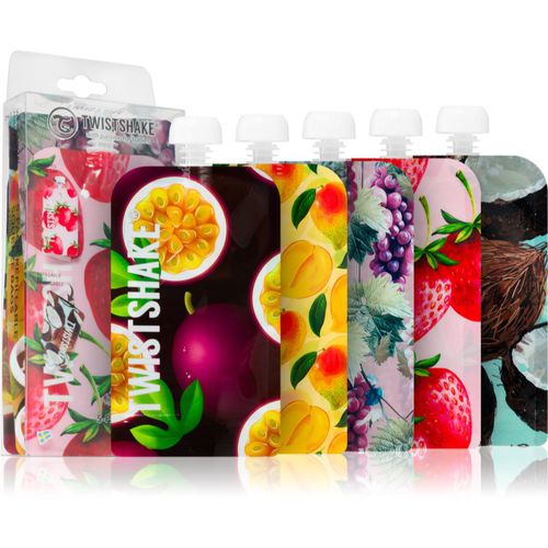 Squeeze Fruit tasca per gli alimenti 5x220 ml - Twistshake - Modalova