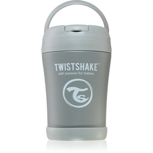 Stainless Steel Food Container Grey thermos da mangiare 350 ml - Twistshake - Modalova