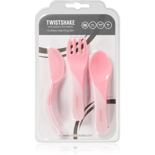 Learn Cutlery Besteck Pink 6 m+ 3 St - Twistshake - Modalova