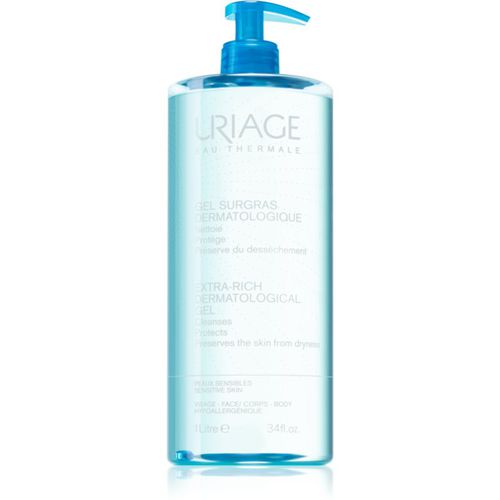 Hygiène Extra-Rich Dermatological Gel gel detergente per viso e corpo 1000 ml - Uriage - Modalova