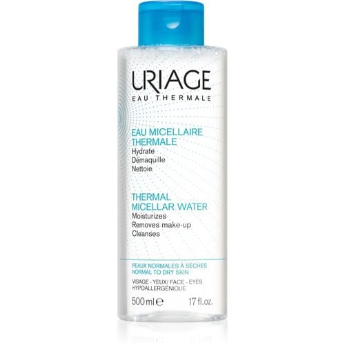 Hygiène Thermal Micellar Water - Normal to Dry Skin agua micelar limpiadora para pieles normales y secas 500 ml - Uriage - Modalova