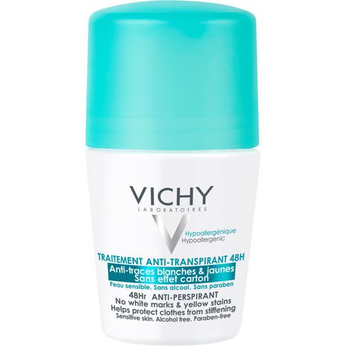 Deodorant 48h antitranspirante roll-on anti-manchas amarillas y blancas 50 ml - Vichy - Modalova