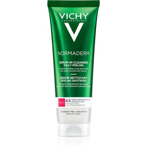 Normaderm Cleansing esfoliante detergente viso con acido salicilico 125 ml - Vichy - Modalova