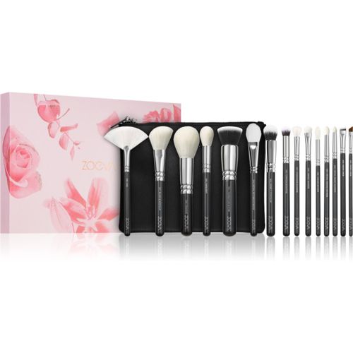 The Artists Brush Set Silver conjunto de pinceles con neceser 15 ud - ZOEVA - Modalova