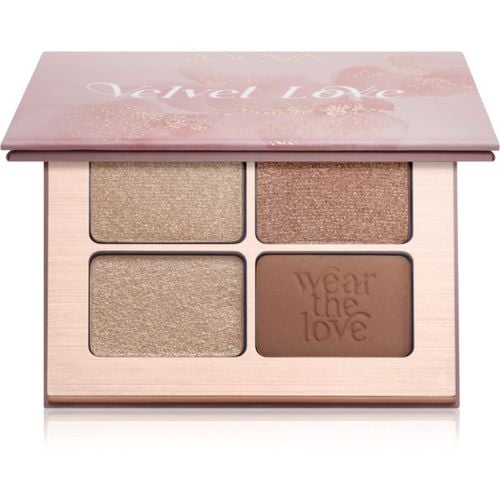 Velvet Love Eyeshadow Quad Lidschattenpalette Farbton Dreamy Rose Golden Eyes 4x1,5 g - ZOEVA - Modalova