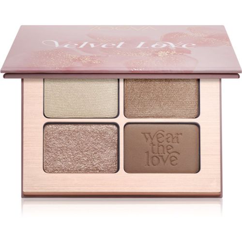 Velvet Love Eyeshadow Quad Lidschattenpalette Farbton Beautiful Bright Eyes 4x1,5 g - ZOEVA - Modalova