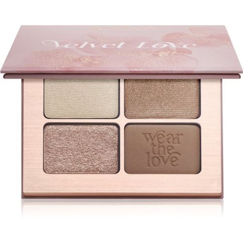 Velvet Love Eyeshadow Quad paleta de sombras de ojos tono Beautiful Bright Eyes 4x1,5 g - ZOEVA - Modalova