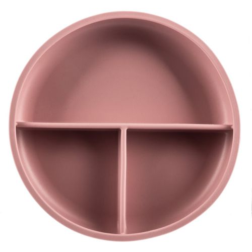 Silicone Divided Plate piatto diviso con ventosa Old Pink 1 pz - Zopa - Modalova