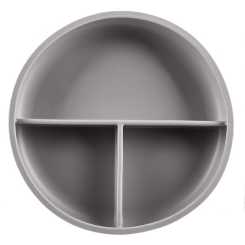 Silicone Divided Plate geteilter Teller mit Saugnapf Dove Grey 1 St - Zopa - Modalova