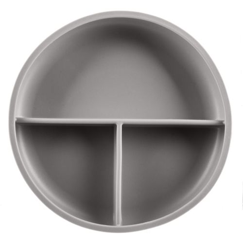 Silicone Divided Plate piatto diviso con ventosa Dove Grey 1 pz - Zopa - Modalova