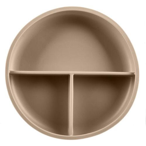 Silicone Divided Plate geteilter Teller mit Saugnapf Sand Beige 1 St - Zopa - Modalova