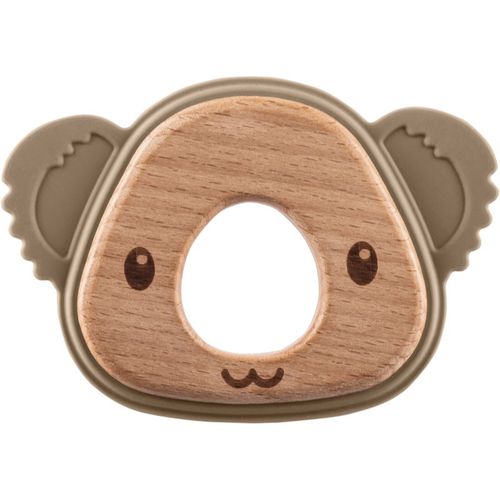 Silicone Teether Koala mordedor Sand Beige 1 ud - Zopa - Modalova