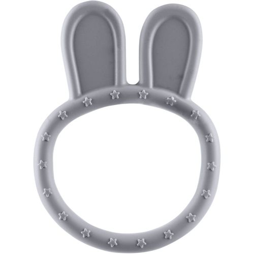 Silicone Teether Rabbit mordedor Dove Grey 1 ud - Zopa - Modalova