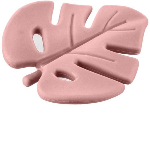 Silicone Teether Leaf mordedor Old Pink 1 ud - Zopa - Modalova