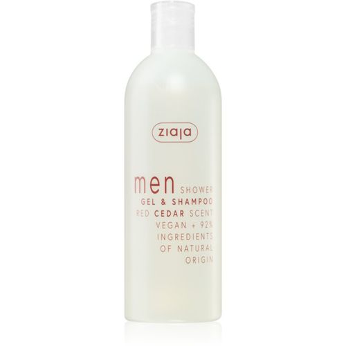 Men Shampoo & Duschgel 2 in 1 Red Cedar 400 ml - Ziaja - Modalova