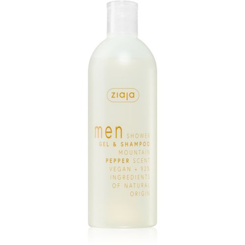 Men gel doccia per corpo e capelli per uomo Mountain Pepper 400 ml - Ziaja - Modalova