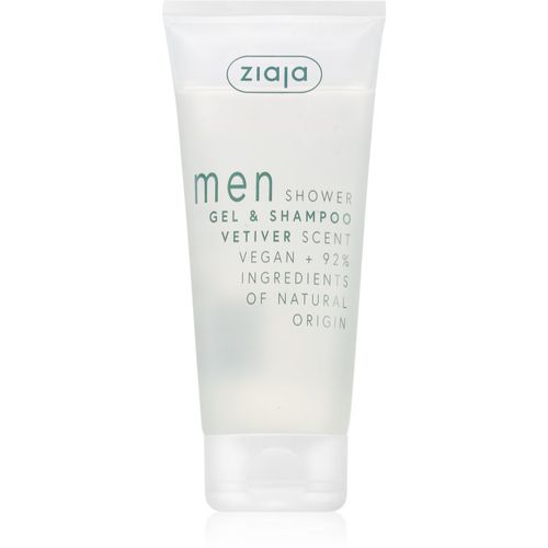 Men gel doccia e shampoo 2 in 1 per uomo Vetiver 200 ml - Ziaja - Modalova