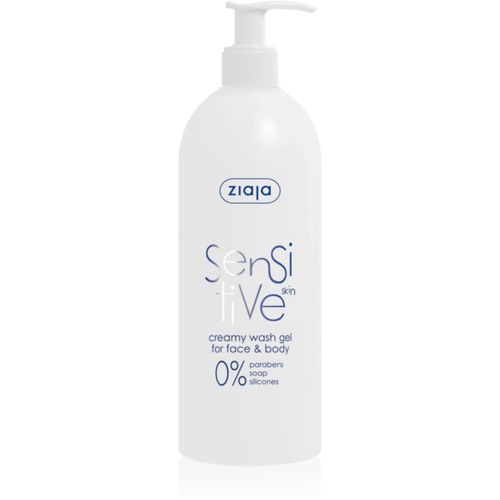 Sensitive gel detergente per viso e corpo per pelli sensibili e irritate 400 ml - Ziaja - Modalova