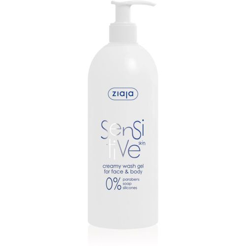 Sensitive Waschgel für Gesicht und Körper für empfindliche und gereizte Haut 400 ml - Ziaja - Modalova