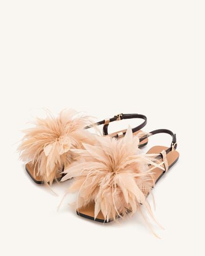 Sandali Fluffy Flats - Marrone - JW PEI - Modalova