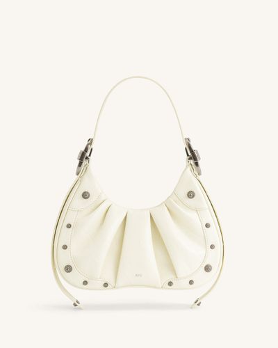 Gabbi Borsa Hobo Schiacciata a Pieghe - Bianco - JW PEI - Modalova