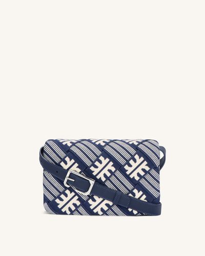 FEI Maze Jacquard-Strick-Cossbody-Tasche - Navy - JW PEI - Modalova