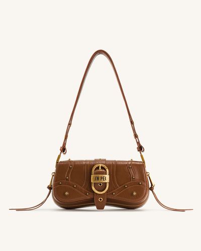 Joy Crushed Schultertasche - Braun - JW PEI - Modalova