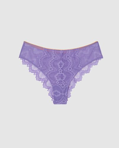 Lace Cheeky Electric Lilac/Apricot | Panties - Panties / Cheeky - Understatement - Modalova