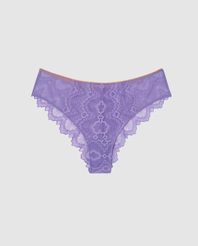 Lace Cheeky Electric Lilac/Apricot - | Panties - Panties / Cheeky - Understatement - Modalova