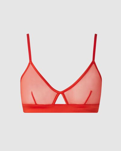 Mesh Cut-Out Triangle Bralette | Bralettes - Bralettes / Triangle Bralette - Polyamide - Understatement - Modalova