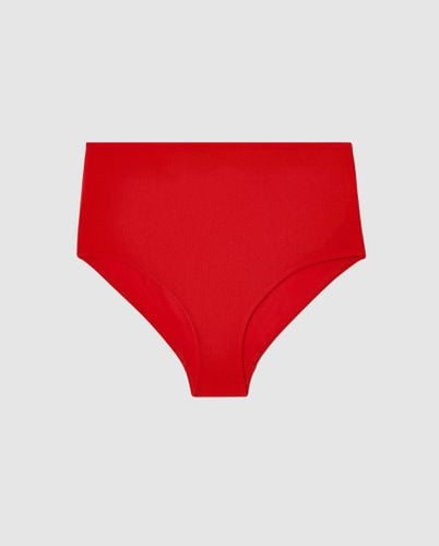 Highwaist Bikini Briefs - | Swimwear - Swim Bottoms / Bikini Briefs - ECONYL® Regenerated Polyamide - Understatement - Modalova