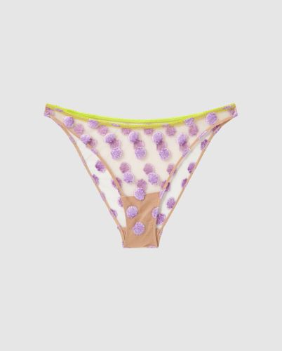 Mesh Bikini Briefs Warm Nude/Lilac - Understatement - Modalova