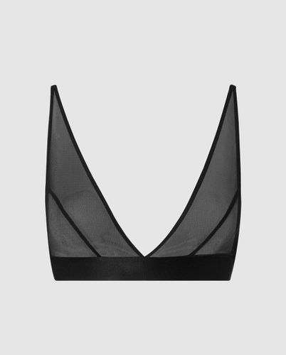 Mesh Plunge Bralette | Bralettes - Bralettes / Plunge Bralette - Polyamide - Understatement - Modalova