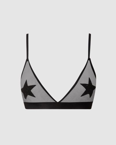 Mesh Triangle Bralette - / | Bralettes - Understatement - Modalova