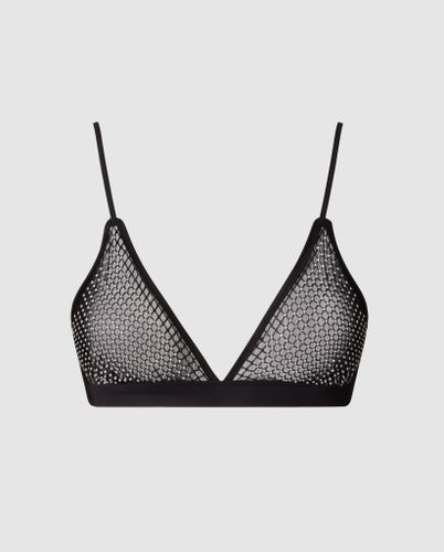 Mesh Triangle Bralette - / | Bralettes - Understatement - Modalova