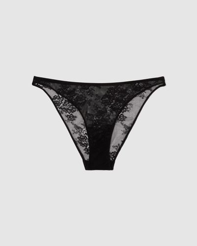 Floral Lace Bikini Briefs | Panties - Panties / Bikini Briefs - Understatement - Modalova