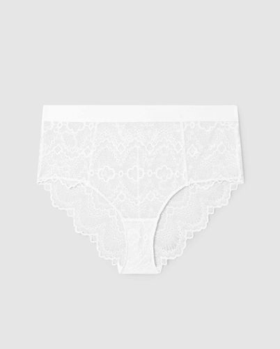 Lace Highwaist Briefs 001 | Panties - Panties / Highwaist Briefs - Polyamide - Understatement - Modalova