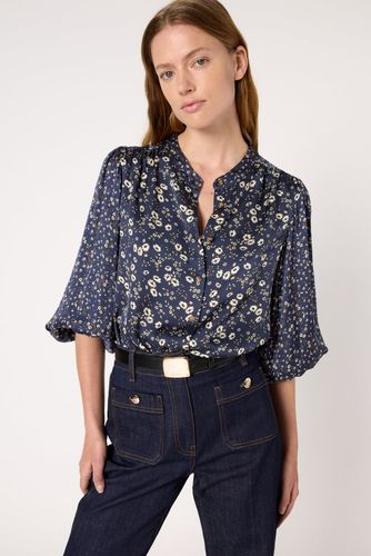 Chemise à fleurs en satin - ANAELLE - Gerard Darel - Modalova