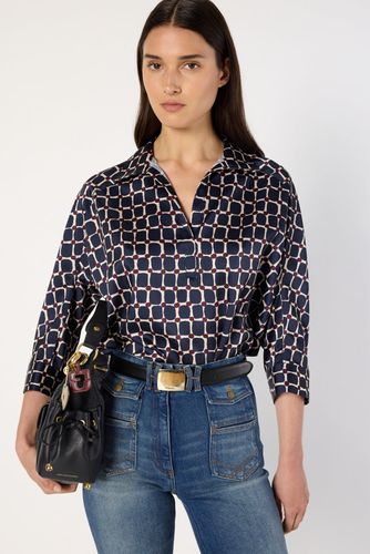 Chemise à carrés géométriques - ARIANE - Gerard Darel - Modalova