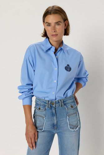 Chemise en coton uni à blason - ALIX - Gerard Darel - Modalova