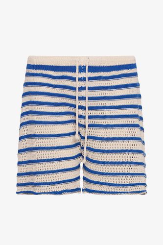 Shay Knit Shorts Blue Stripe - Noella - Modalova